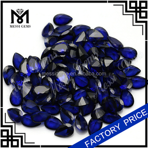 34 # <span class=keywords><strong>azul</strong></span> zafiro sintético 8x12mm corindón sintético - Product Image 6