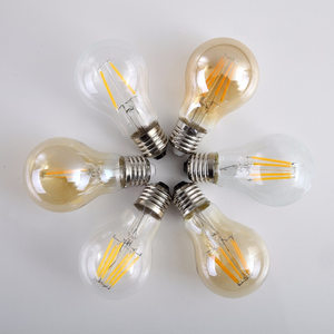 A60 Antique LED E26 E27 Rétro Lampes 110 V 220 V 2 W 4 W 6 W LED Filament <span class=keywords><strong>Ampoule</strong></span> Clair/Ambre En Verre LED Edison Ampoules - Product Image 1