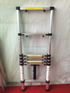 Échelle télescopique en alliage d'aluminium de petite taille 2 <span class=keywords><strong>m</strong></span> avec espace de sécurité pour les doigts - Product Image 4