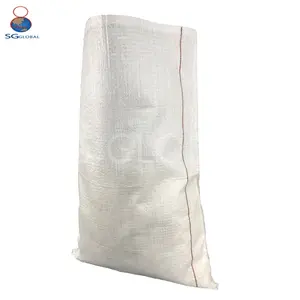 GRS-embalaje de plástico para fábrica de China, bolsas tejidas de PP con CE, 100% de polipropileno, recicladas, 25kg, 50kg