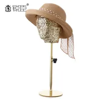 בריטניה מחסן מתכוונן כובעי תצוגת מתלה כובע סטנד מתכוונן גובה תצוגת Stand עבור מתכת כובע מדף תצוגת חנות קמעונאית