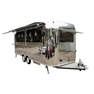 China Suppliers Mobile Airstream Food Truck Outdoor Food Trailer For Sale