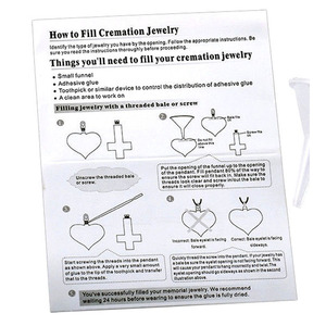 Collier pendentif cœur creux en or, bijou à la mode, crème Urn, souvenir, cadeau pour hommes femmes, commémoratif des animaux de compagnie, ceintures naturelles, Always dans my cœur - Product Image 6