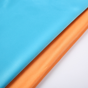 Xu hướng mới trong chương trình thời trang. Nhà máy chuyên nghiệp dệt <span class=keywords><strong>polyester</strong></span> nhập khẩu vải satin màu xanh, thời trang quần áo vải - Product Image 2