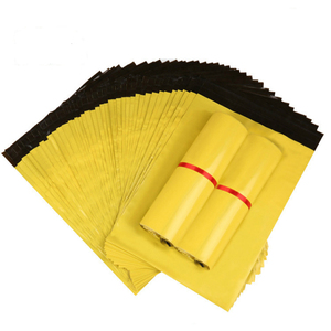 Impresión de hdpe amarillo impermeable de polietileno transparente mailer de plástico envío correos con gran precio