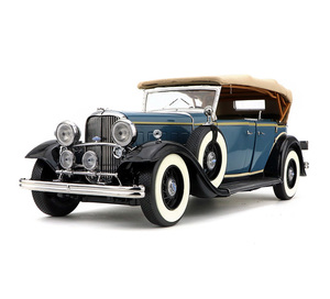 Coche clásico azul de alta calidad, modelo fundido a presión 1 18, para exposición - Product Image 2