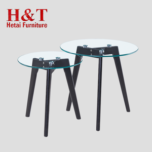 <span class=keywords><strong>Table</strong></span> basse Ronde En <span class=keywords><strong>Verre</strong></span> Trempé Chêne En <span class=keywords><strong>Bois</strong></span> Jambes Côté <span class=keywords><strong>Table</strong></span> <span class=keywords><strong>Plateau</strong></span> En <span class=keywords><strong>Verre</strong></span> Avec Pieds En Chêne <span class=keywords><strong>Table</strong></span> Basse-9363-Glass - Product Image 1