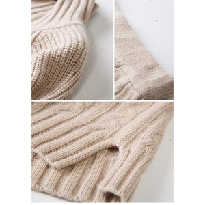 Jupe longue en deux pièces <span class=keywords><strong>pull</strong></span> en tricot épais conception coréenne <span class=keywords><strong>robe</strong></span> pour femmes <span class=keywords><strong>robe</strong></span> <span class=keywords><strong>pull</strong></span> à <span class=keywords><strong>col</strong></span> roulé pour femmes - Product Image 3