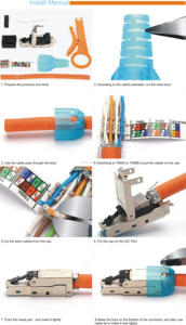 Đầu Nối Mạng RJ45 FTP Không Có Công Cụ Cat6a - Product Image 5