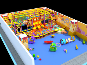 Set di Attrezzature per Parco Giochi al Coperto per <span class=keywords><strong>Bambini</strong></span>, Area Giochi Morbida Commerciale - Product Image 3