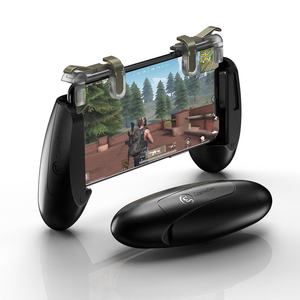 Joystick gamesir f2 para jogos portáteis, gamesir com botões de disparo para ios e android, telefone gamepad pubg call of duty