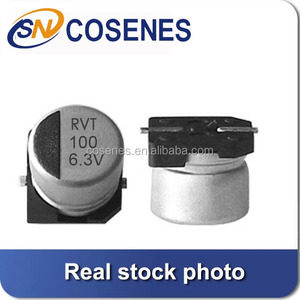 Tụ Điện Điện Phân Nhôm SMD 100Uf <span class=keywords><strong>6.3V</strong></span> 6.3*5.4Mm 100mf 20% - Product Image 2