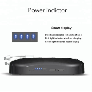 Qi cargador inalámbrico 20000 mAh menú Powerbank estaciones de carga para restaurantes - Product Image 5