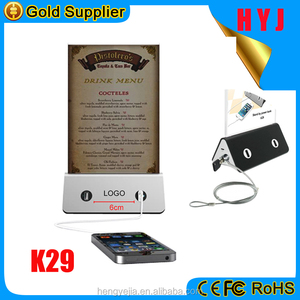 Productos Más Vendidos Menú Publicidad Banco de Potencia, 4 Outports USB Cargadores De Mesa para el <span class=keywords><strong>Restaurante</strong></span>/Cafetería - Product Image 1