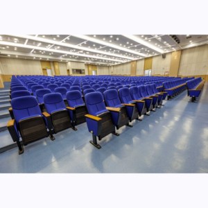 ทนทานโฮมเธียเตอร์เฟอร์นิเจอร์ราคาถูก<span class=keywords><strong>3D</strong></span> พับ Auditorium Cinema เก้าอี้การเขียนแท็บเล็ต - Product Image 1