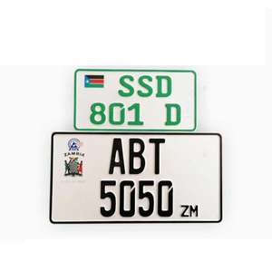 En blanco bicicleta número de placa - Product Image 3