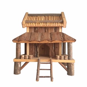 Sols de jeu en bois de pin naturel Non toxique, maison de <span class=keywords><strong>Chinchilla</strong></span>, pour hamster, conception personnalisée avec livraison gratuite - Product Image 3