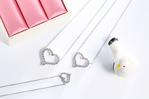 Solido Argento 925 <span class=keywords><strong>Collana</strong></span> In Argento con Ciondolo A forma di Cuore Regalo <span class=keywords><strong>per</strong></span> <span class=keywords><strong>Lei</strong></span> - Product Image 6