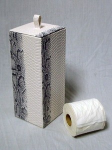 ที่เก็บกระดาษชำระม้วนหนัง PU สีน้ำตาลแบบสามม้วนทันสมัย - Product Image 3