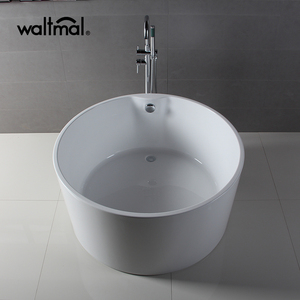 CUPC宁波<span class=keywords><strong>Waltmal</strong></span> 45英寸亚克力圆形小独立式浴缸 - Product Image 2