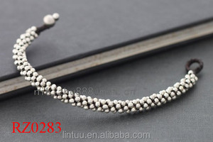 Bolas de Plata Del Esmalte Del Trébol Pulsera de Diseño Europeo moderno aliado expreso xxxxx xxxxx - Product Image 2