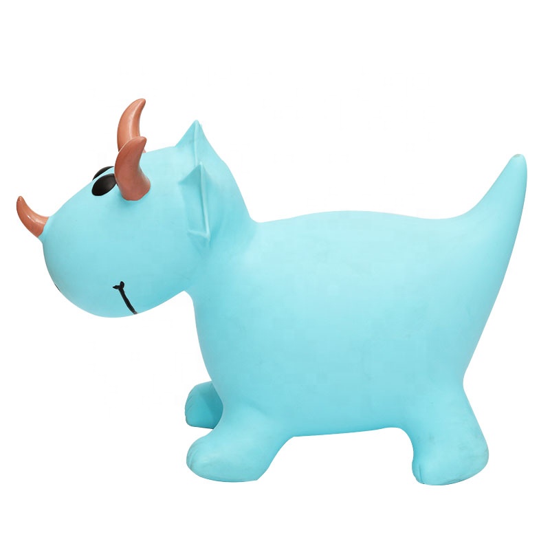 Производитель BSCI, без фталата, надувной ПВХ детский прыгающий бункер, игрушки для животных, надувной Трицератопс в форме