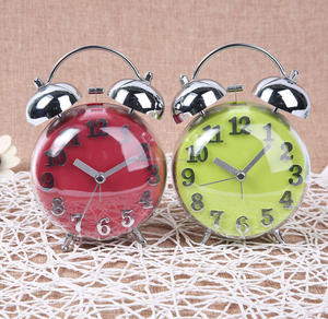 Lindo color 3D números silenciosos niños <span class=keywords><strong>despertador</strong></span> con luz de noche - Product Image 2