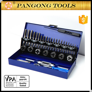 China, <span class=keywords><strong>el</strong></span> Proveedor 32 UNIDS M3-M12 Caja de Hierro Herramientas de Mano <span class=keywords><strong>Tap</strong></span> y Juego de Morir - Product Image 1