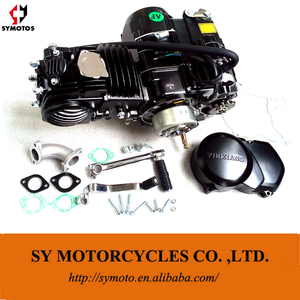 Yx140cc Motocicletas Motor de 2 tiempos Enfriador de aire Embrague manual Kick Start Negro para Pit Bike - Product Image 4