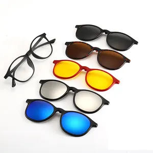 Drbike — lunettes de soleil polarisées à 5 clips, magnétiques, lunettes de soleil pour la conduite, Oculos, dmc2245 PC