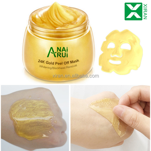 Belleza mascarilla cuidado de la piel blanqueamiento colágeno anti envejecimiento 24 K <span class=keywords><strong>oro</strong></span> peel off máscara facial - Product Image 2