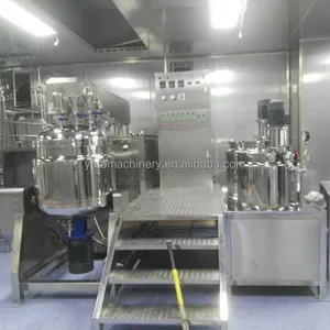 Fábrica de cosméticos equipo de mezcla/champú tanque de mezcla/ungüento emulsionante vacío equipo