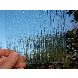 N471 patrón de vidrio prensado, patrón de cristal de lluvia de vidrio esmerilado de decoración