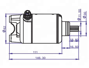 Moteur de démarrage pour moto <span class=keywords><strong>PULSAR</strong></span> 150 180 en gros - Product Image 5