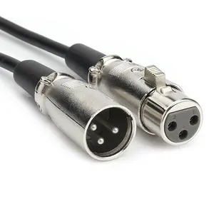 Afgeschermde 3-Pins Xlr Mannelijke Connector Naar Xlr Vrouwelijke Audiokabel