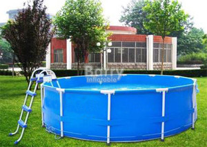 Contenedor móvil redondo personalizado, diseño de piscina, proveedor de China, piscina sobre el suelo - Product Image 4
