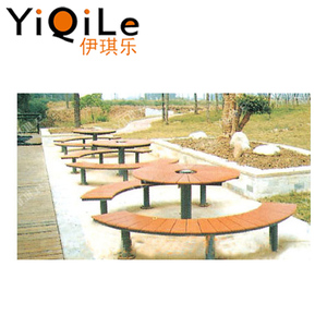 Hot <strong>Sale</strong> <strong>Wooden</strong> Metal Garden Round <strong>Bench</strong> Leisure <strong>Bench</strong> With CE Certification - Product Image 4