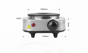 Mini fourneau électrique 500W 220V, <span class=keywords><strong>plaque</strong></span> <span class=keywords><strong>de</strong></span> <span class=keywords><strong>cuisson</strong></span>, <span class=keywords><strong>plaque</strong></span> <span class=keywords><strong>de</strong></span> <span class=keywords><strong>cuisson</strong></span> <span class=keywords><strong>multifonction</strong></span>, chauffage à domicile, café et thé, à faire soi-même - Product Image 2