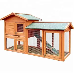 luxury firm Guinea Pig Coop strong wooden Breeding Unique Rabbit Cages For Sale with run