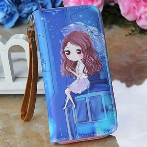 Cartera de Teléfono con Diseño de Chicas de Dibujos Animados, Regalo Ideal para Damas, Cartera de Mujer para Uso Diario - Product Image 4