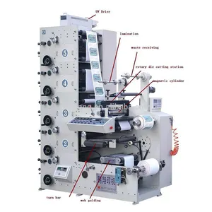 RY520-2B Beste Koop Label Flexodruk Stansen Offset Flexo Printing Machine