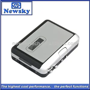 Convertir audio grabadora de cinta de alta calidad para mp3 usb Portable reproductor de casetes
