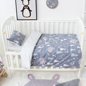 3 pièces 100% Coton bio Enfants <span class=keywords><strong>Lit</strong></span> Linge <span class=keywords><strong>De</strong></span> <span class=keywords><strong>Lit</strong></span> Pare-chocs Oreiller Couette Feuille <span class=keywords><strong>de</strong></span> Berceau Bébé Ensembles <span class=keywords><strong>De</strong></span> Literie - Product Image 2