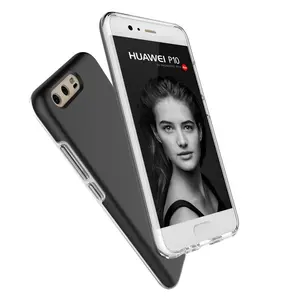 Capa de silicone TPU + pc para Huawei P10 Slim Back Protect Ultra fina capa de telefone para Huawei P10