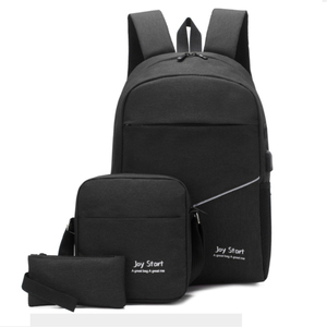 Sac à bandoulière pour hommes, jeu <span class=keywords><strong>de</strong></span> sacs à dos en nylon, sacoche pour ordinateur portable usb, business, <span class=keywords><strong>2</strong></span> en 1, - Product Image 3
