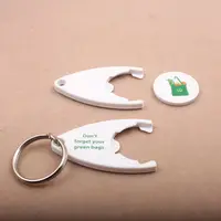 מפעל סיטונאי עגלת מטבע מחזיק פלסטיק Keychain מחזיק מפתחות אקריליק סובלימציה מפתח החסר שרשרת ברזל קידום מכירות OEM