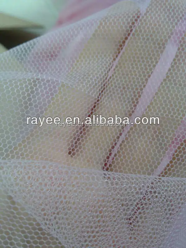 Sechskantloch 100% polyester insektenschutz/moskitonetz stoff Hersteller/Plaza de poliester tejido de malla