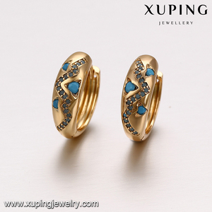 93380-xuping 18 k or costume & bijoux de mode petites boucles d'oreilles - Product Image 3