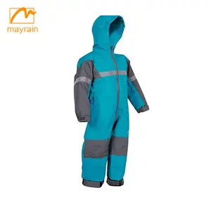 child wholesale plastic custom one piece rain suit raincoat kids