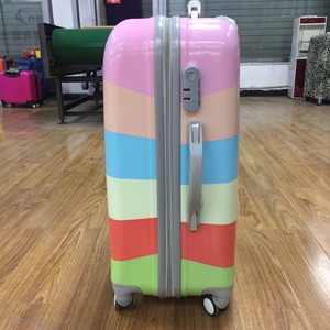 3pcs spinner ruedas viajes baratos equipaje coloridos patrones chica la maleta de viaje, bolsa de - Product Image 3